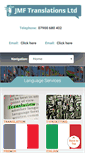 Mobile Screenshot of jmftranslations.co.uk